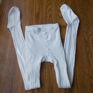 EUC Old Navy Girls White Tight Size 7-10